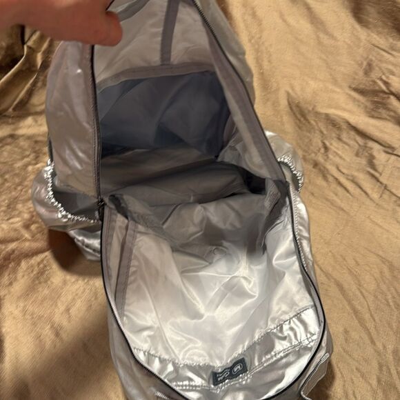 lug Packable Metallic Silver Backpack With So Many Pockets! - Picture 11 of 12